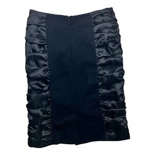 BARAMI Women's Black Stretch Pencil Skirt Size  0